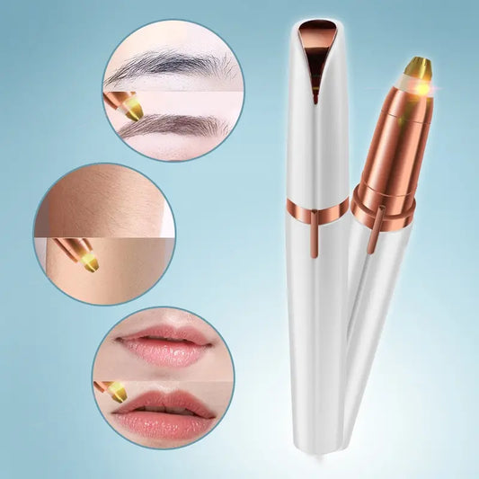 Tondeuse électrique Femme Crayon à sourcils Epilation automatique Beauté Modèle à batterie